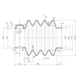 Manžeta ke stabilizátoru Winterhoff WS 3000 H/L/D45
