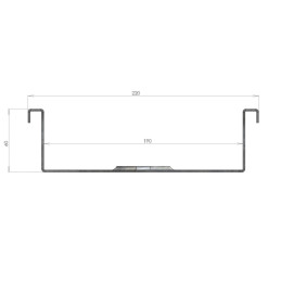 Držák motocyklu s automatickým zajištěním VAPP 680/190mm