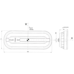 Svítilna Fristom FT-320 sdružená LED 12-36V, L/P-BL/BR/KO, dynamický blinkr