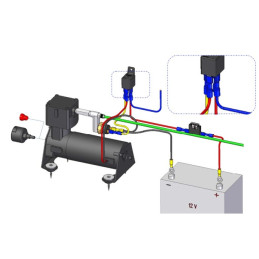 Kompresorová sada s vzduchovou nádrží  pro vzduchové pérování Dunlop