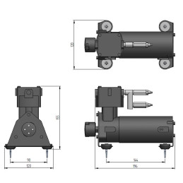 Kompresor Dunlop pro možnost 2 vzduchového pérování Dunlop