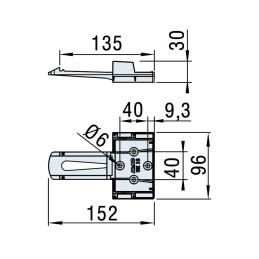 AL-KO UK 10 K-2 držák klínu zakládacího, plast