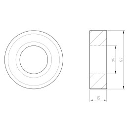 Ložisko kuličkové SPORTJACHT zapouzdřené 6205 (52x25/h15)