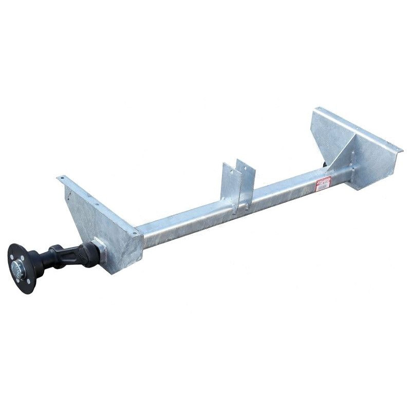 Náprava KNOTT VG 7 (750 kg) b 1214 mm, c 1560 mm, 100x4, patky 159, stř. opěra, Sacher