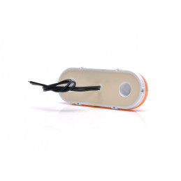 Svítilna boční obrysová LED WAS W198, 12-24V, eliptická, neon efekt