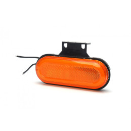 Svítilna boční obrysová LED WAS W198, 12-24V, eliptická, neon efekt