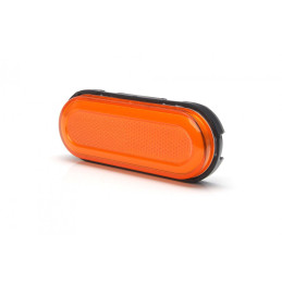 Svítilna boční obrysová LED WAS W198, 12-24V, eliptická, neon efekt