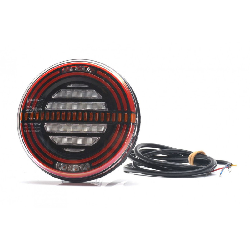 Svítilna WAS W193 DD L sdružená LED 12-24 V, L-BL/BR/KO/CO/ML, dynamický blinkr