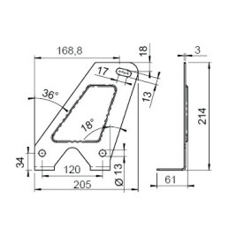 Kryt pro nájezdovou brzdu 161S, 251S - výprodej
