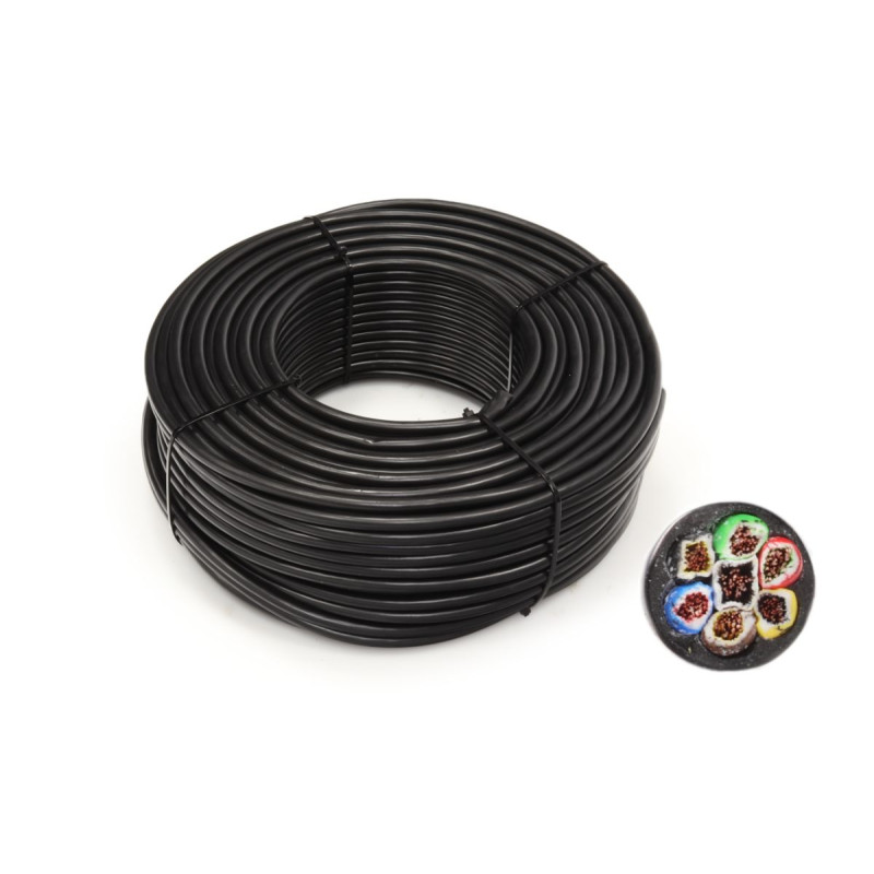 Kabel 7x1, sedmibarevný, balení 200 m
