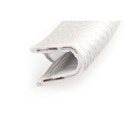 Pryžový "U" profil PIRELLI s kovovou výztuhou, šedý