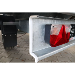 Pryžový "U" profil PIRELLI s kovovou výztuhou, šedý