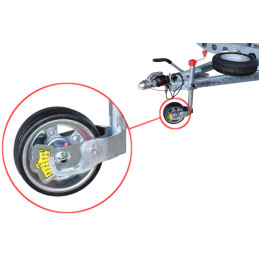 Kolečko opěrné AL-KO Premium 230x80 300/180 kg s ukazatelem zatížení