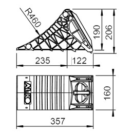 AL-KO UK 46 K klín zakládací, plastový s ocelovou hranou