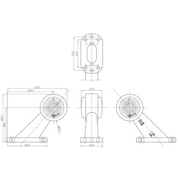 Svítilna doplňková obrysová LED WAS W21.7RF 299BC, 12-24V, levá 108 mm, QS150
