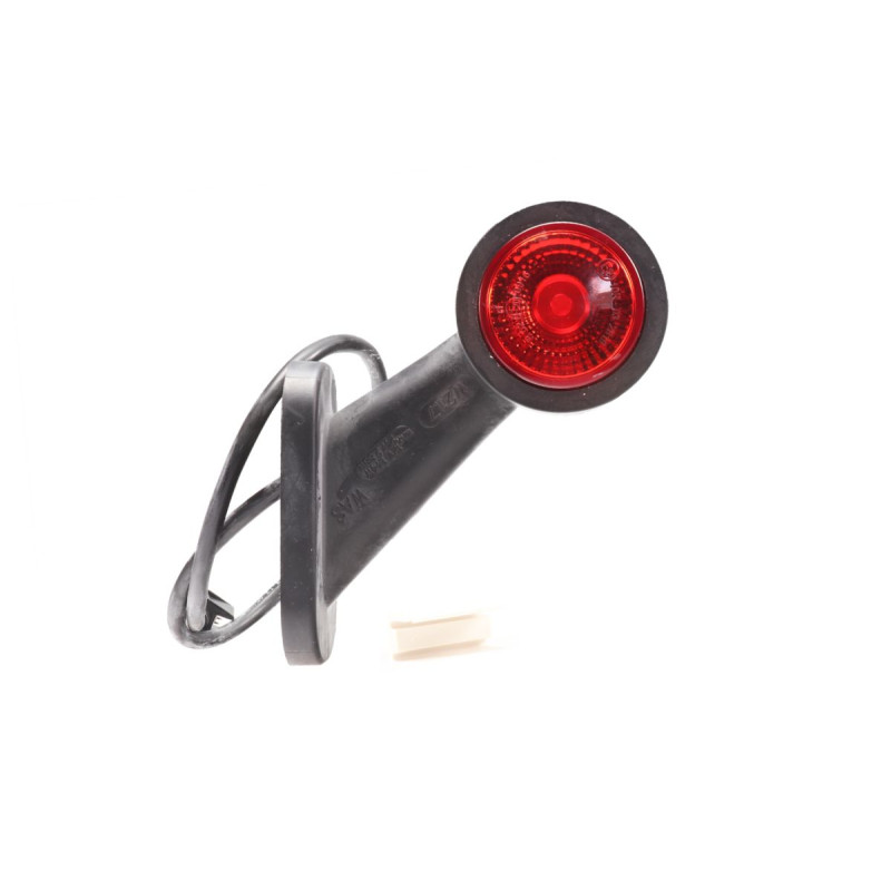 Svítilna doplňková obrysová LED WAS W21.7RF 299BC, 12-24V, pravá 108 mm, QS150