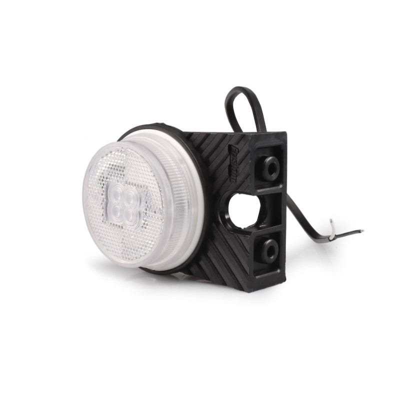 Svítilna přední obrysová LED Fristom FT-060 na držáku, PRAVÁ, 12-36V