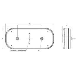 Svítilna Fristom FT-610 sdružená LED 12-24V, P-BL/BR/KO/CO/ML