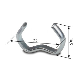 Spojka drát gumolana pr. 8mm lisovací