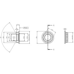 Matice středová s podložkou na náboj KNOTT (M30x1,5)
