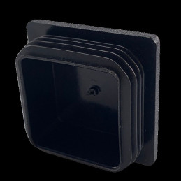 Záslepka do jeklu přívěsů ETV, 50x50 mm černá