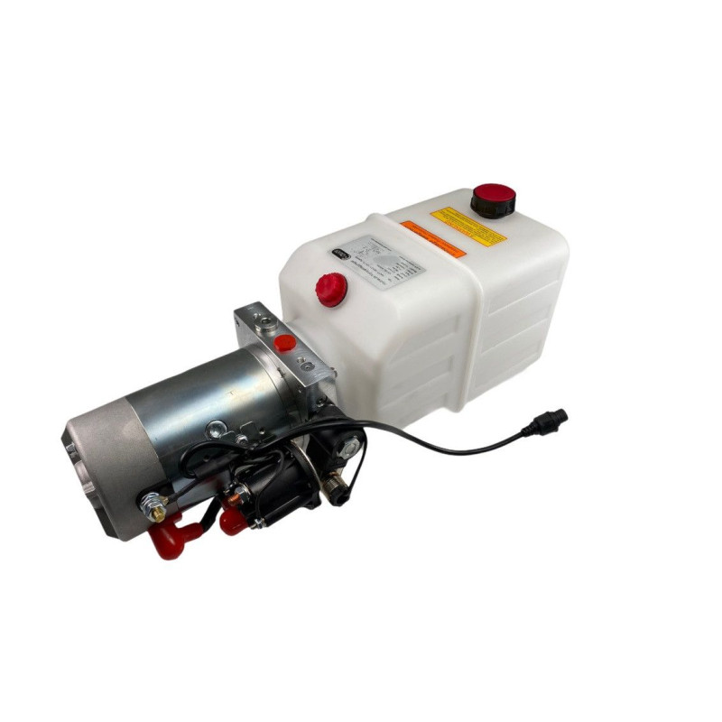 Elektrohydraulické čerpadlo 12V, AUER, 180bar, s nádrží 7l pro přívěsy Agados
