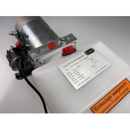 Elektrohydraulické čerpadlo 12V, AUER, 180bar, s nádrží 7l pro přívěsy Agados