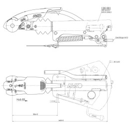 Nájezdová brzda AL-KO 150V (pro 1637/2051) s AKS3004