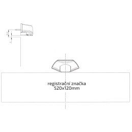Osvětlení SPZ (registrační značky) LED Fristom FT-260