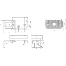Svítilna přední obrysová AJ.BA FA09