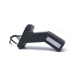 Svítilna doplňková obrysová LED WAS W168.5/1174, 12-24V, levá, neon ef.