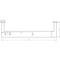 Pant zadního čela s podsypem přívěsu P3S pravý