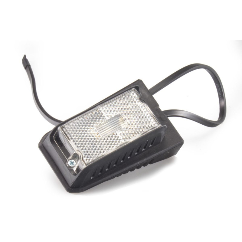 Svítilna přední obrysová Dobplast DPT15, s odrazkou, na držáku, kabel QS75