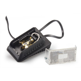 Svítilna přední obrysová Dobplast DPT15, s odrazkou, na držáku, kabel QS75