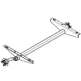Náprava KNOTT VG 7 (750 kg) b 1200 mm, c 1580 mm, 100x4, patky 100, STEMA