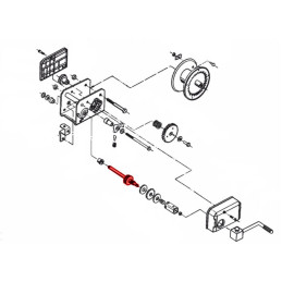 Hřídel navijáku AL-KO 901A (odnímatelná klika) pro ETI 811183