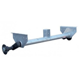 Náprava KNOTT G 13 (1350 kg) b 1092 mm, c 1440 mm, 100x4, patky 159, NP,DV