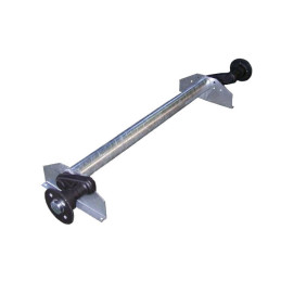 Náprava KNOTT G 13 (1350 kg) b 1237 mm, c 1595 mm, 100x4, patky 129, Vario/Rapid