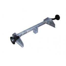 Náprava KNOTT VG 7 (750 kg) b 1320 mm, c 1640 mm, 100x4, patky 159, stř. opěra, Sacher