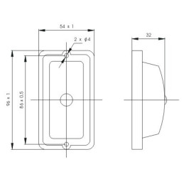 Svítilna boční obrysová GMAK G05/2