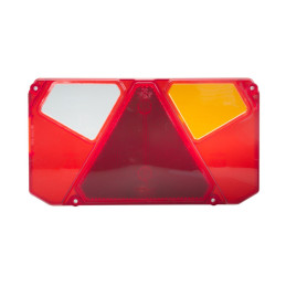 Sklo svítilny WAS W125DP s výřezem na osv. RZ