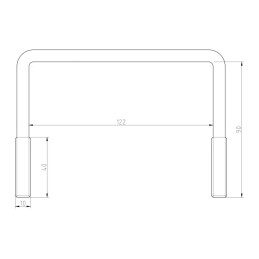Třmen M10 90x122 mm (UNSINN)