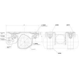 Spojnice oje a nápravy AL-KO B 1200 s ojí, univerzální