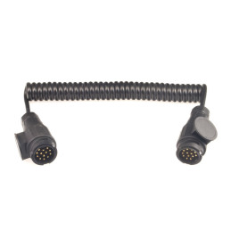 Propojovací kabel o délce 2,5 m spirálový, 2x zástrčka 13 pól