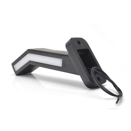 Svítilna doplňková obrysová LED WAS W168.1/1165, 12-24V, pravá, neon ef.