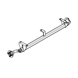 Náprava KNOTT VG 7 (750 kg) b 1125 mm, c 1615 mm, patky 125 mm, 100x4