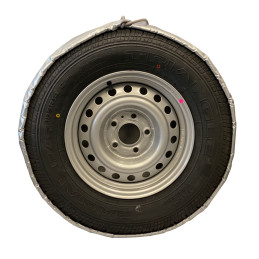 Kryt rezervního kola 185 R14, lesklá stříbrná