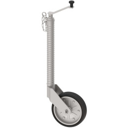 Kolečko opěrné drážkované s pojistkou KNOTT 60 280x66 385 kg