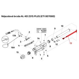 Tlumič nájezdové brzdy AL-KO 251S PLUS