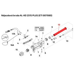 Tažná trubka nájezdové brzdy AL-KO 251S PLUS (pr. 50 mm)